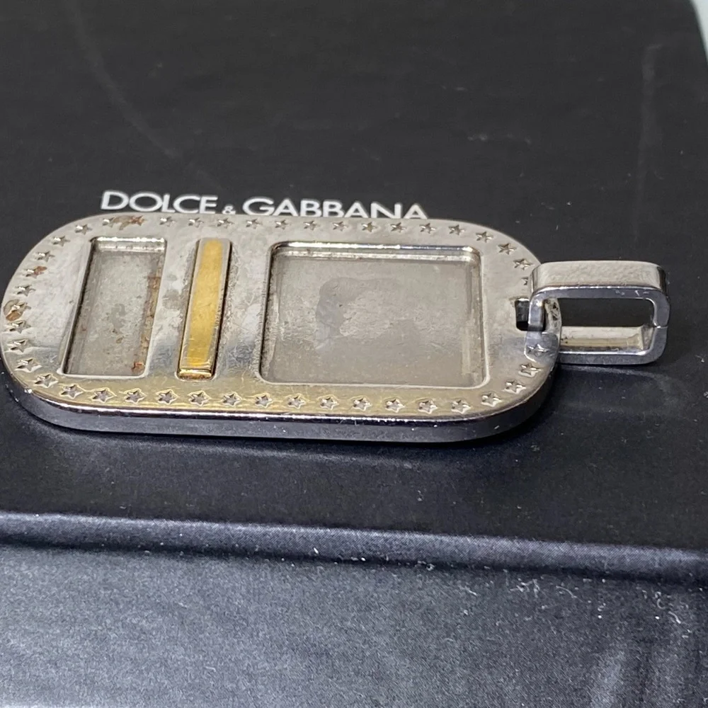 Dolce & Gabbana D&G Necklace Plate Pendant